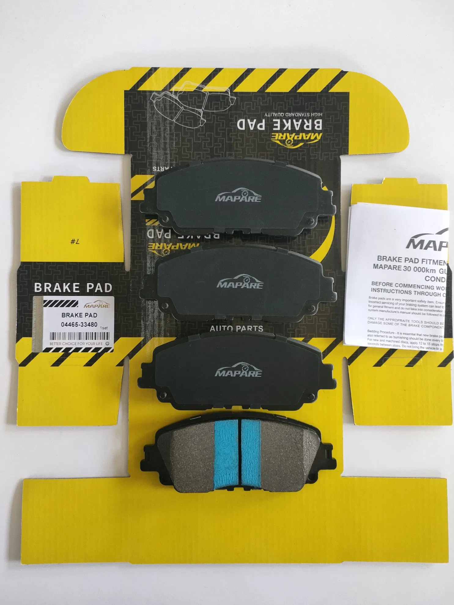 Car Parts Wholesale Naqin Factory Auto Parts Brake Pad for Toyota Hilux Hiace Landcruiser Hyundai Nissan Suzuki Mitsubishi Canter Fuso Mercedes Sprinter