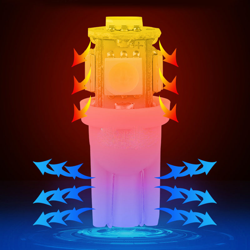 Светодиодные лампы для номерного знака, яркие, цветные