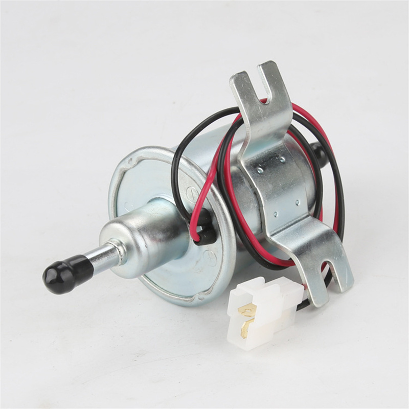 Hep02A Gas Diesel Inline Low Pressure Electric Fuel Pump Silvery