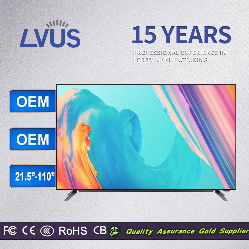 Бескаркасный телевизор Smart TV 4K/8K Ultra HD LED/QLED, 32–85 дюймов, Android, Wi-Fi, OEM