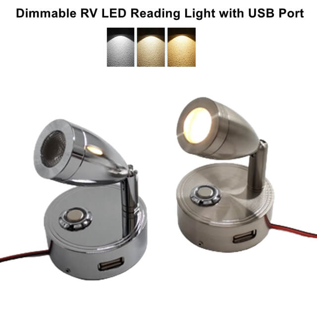 Светильник LED для автодома 12V с диммером