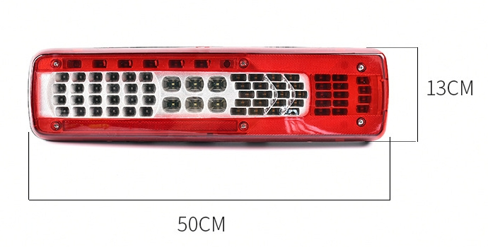 LED Truck Tail Rear Marker Light Car License Plate Stop Buzzer Lamp for Vl