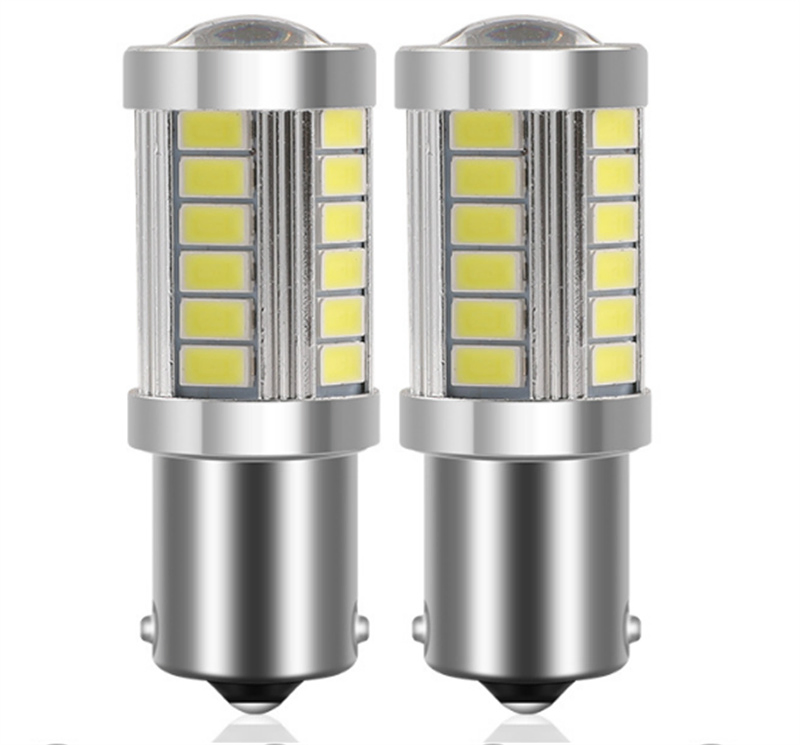 P21W 33 LED 5630 5730 SMD Car Tail Bulb Brake Lights Auto Reverse Lamp Red/White/Yellow DC 12V Universal