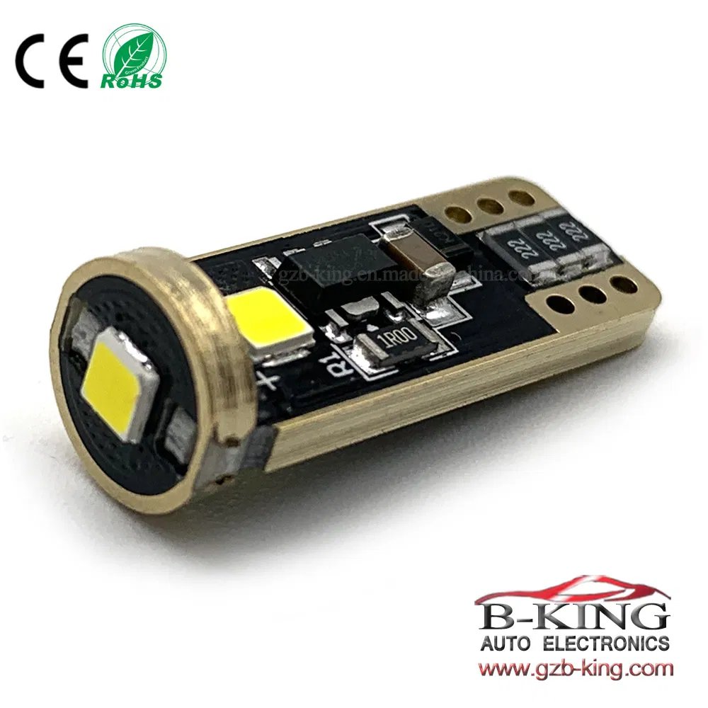 Светодиодная лампа T10 W5W 194 168 золото для салона авто