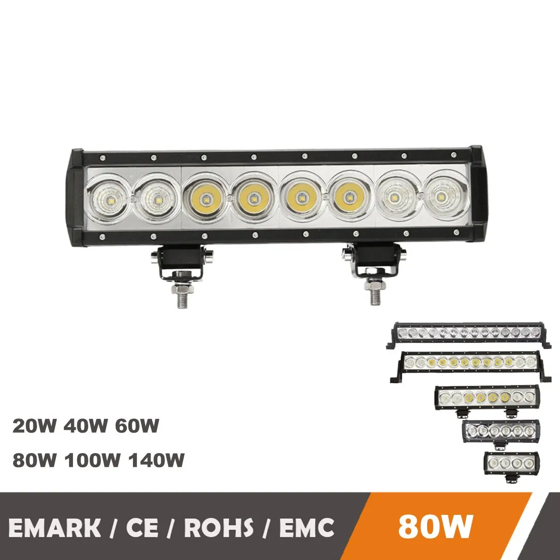 Светодиодная световая балка 80W 13 дюймов IP81 для авто