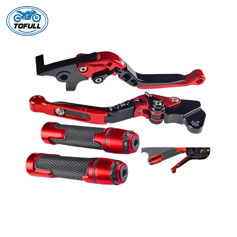 Motorcycle Accessories Extendable Brake Clutch Lever and Handlebar Hand Grip End for Honda CB650r 2019 CB650 CB 650r