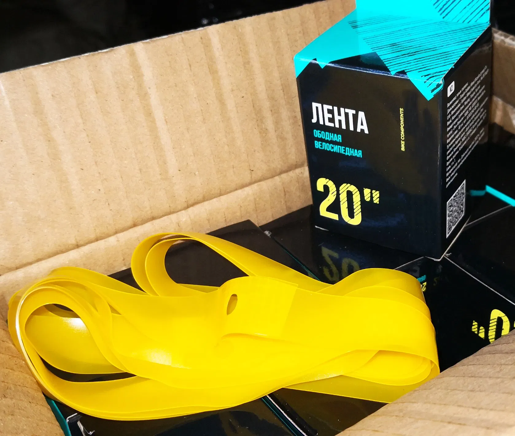 Лента ободная для велосипеда 14"*18мм, ПВХ