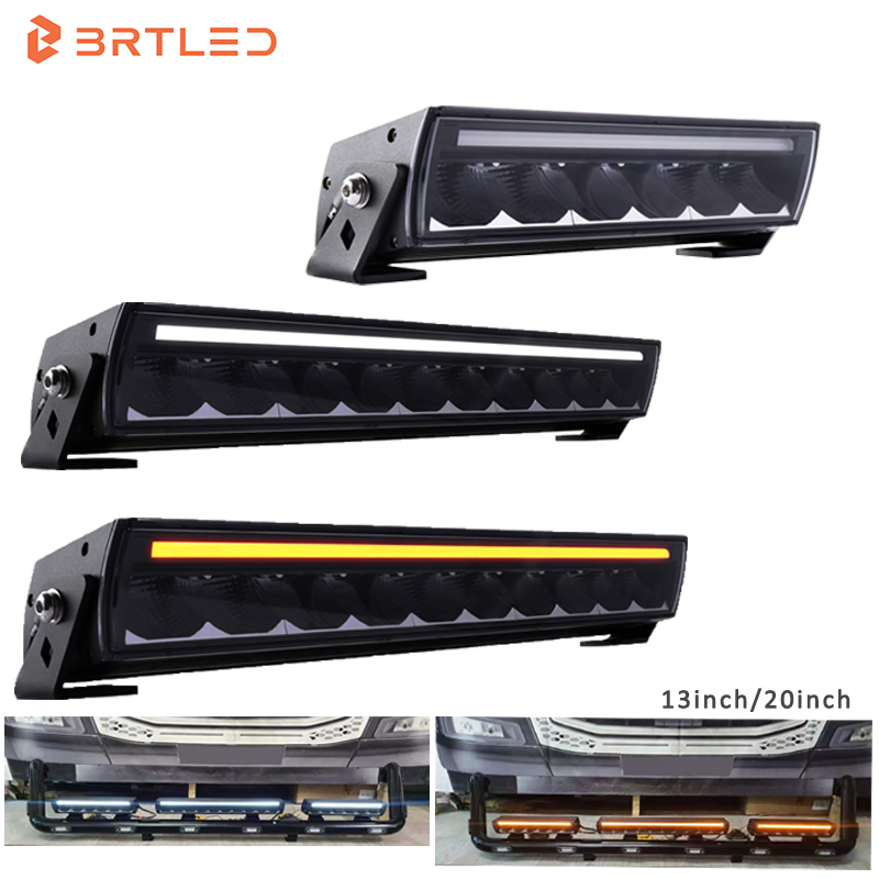 Brtledled Patent 60W LED Light Bar Screwless Offroad Car Headlights ATV Bars 4X4 13 Inch LED Bar Offroad Lights