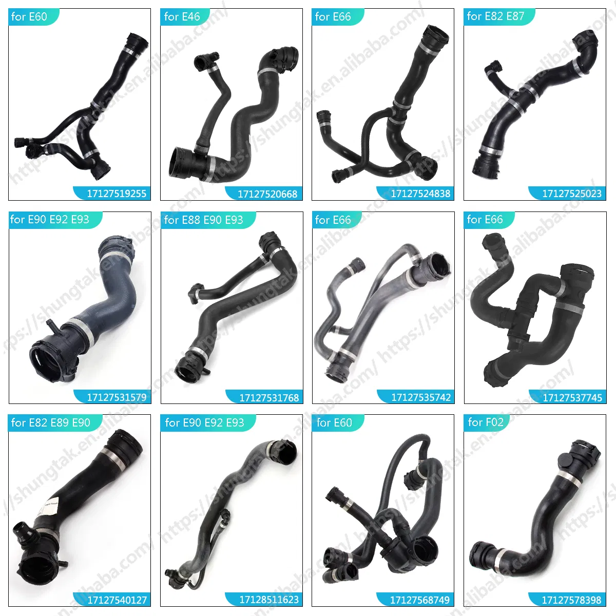 Патрубок нижний радиатора Shungtak для Mercedes-Benz E-Class W211