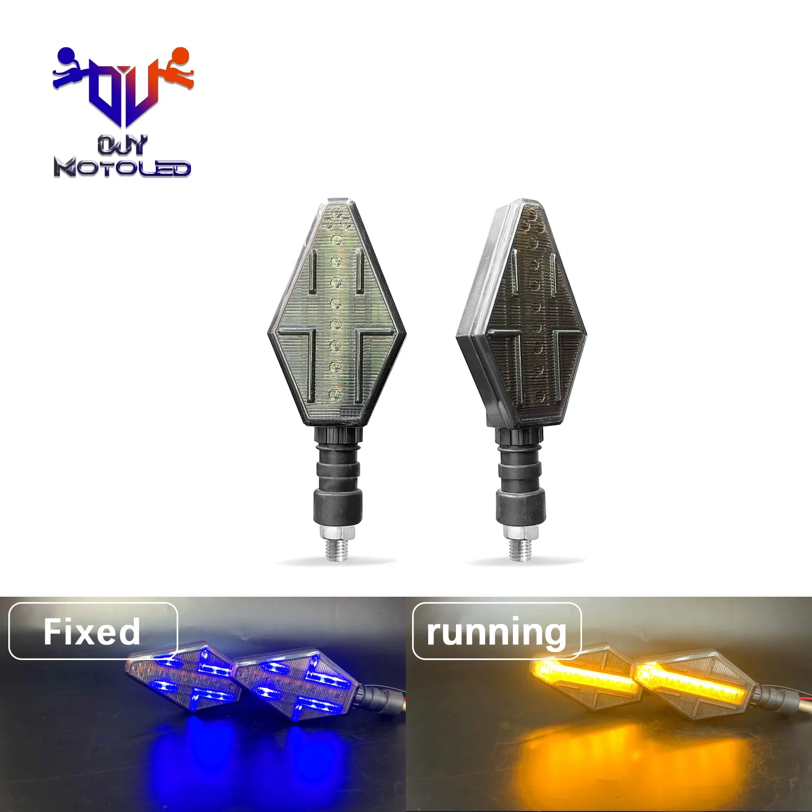 Универсальный светодиодный поворотник для мотоцикла