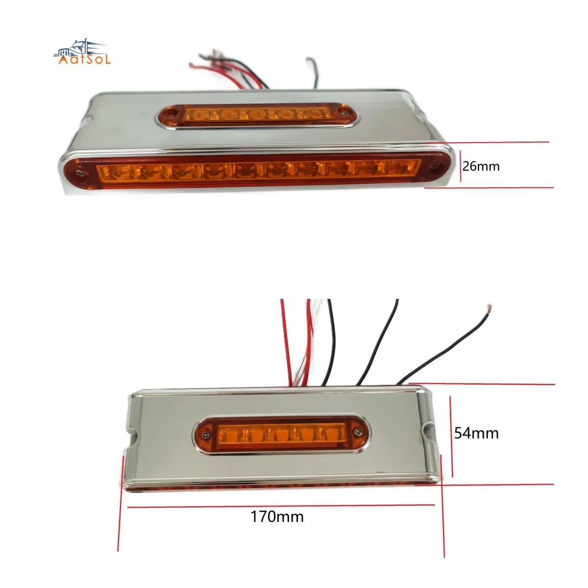 Влагозащищенный светодиодный фонарь для грузовиков и прицепов