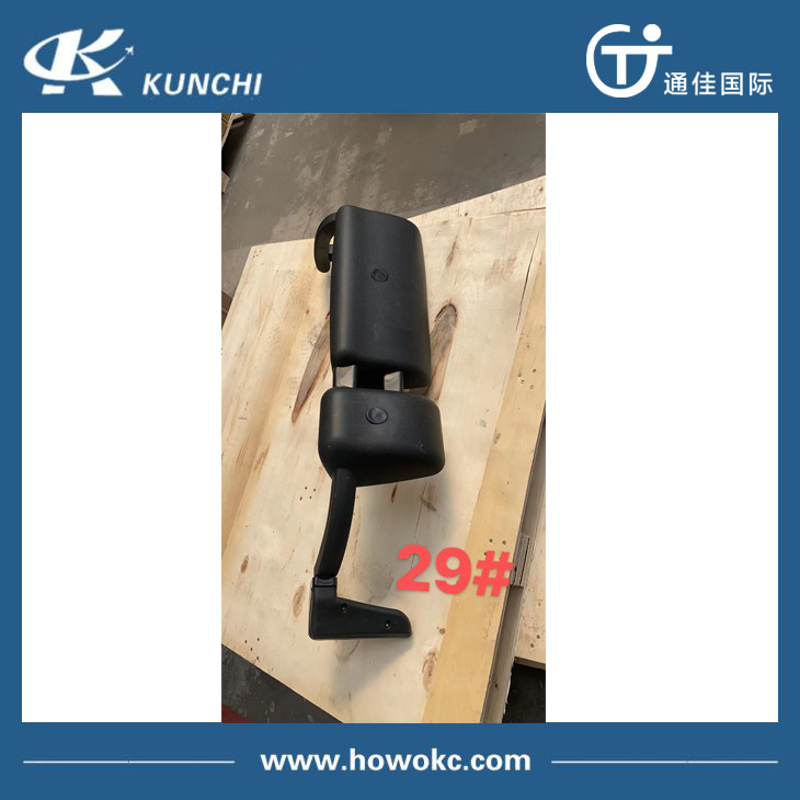 Heavy Truck Cabin Parts Left Rearview Mirror with Wg1642770001, HOWO/Shacman /Foton/Dongfeng /FAW Spare Parts