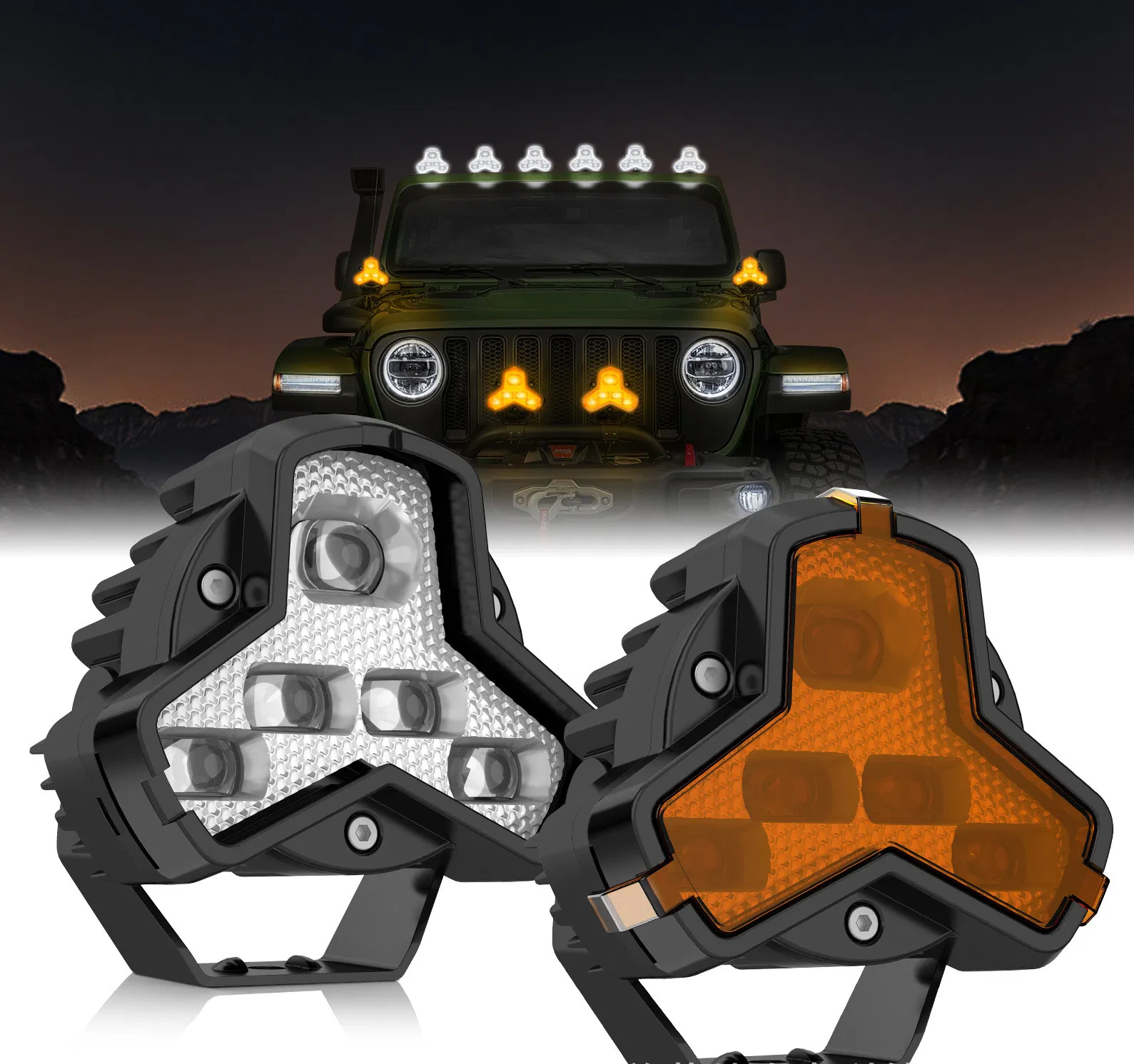 Светодиодный прожектор внедорожный X-1, 3 дюйма