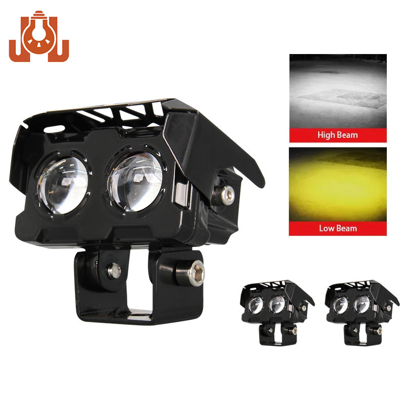 Светодиодный внедорожный фонарь Jiali, белый и желтый