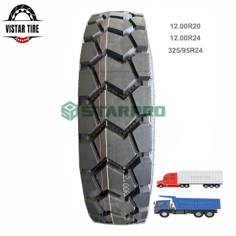 Top Tire Brand Starpro 900r20 1000r20 1100r20 1200r20 12.00r20 7.50r16 Radial Heavy Duty Truck Tyre with ISO, DOT, ECE Certificate Warranty