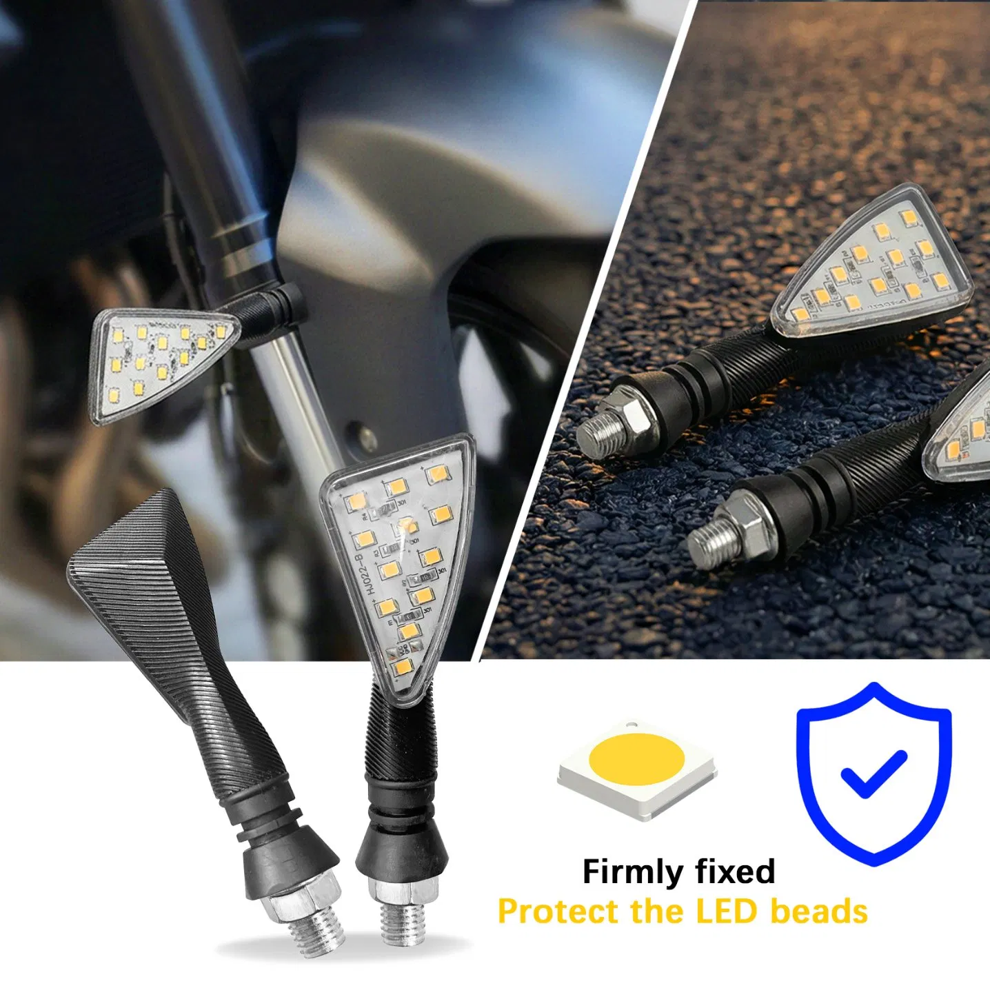 Светодиодные сигнальные огни для мотоцикла и авто