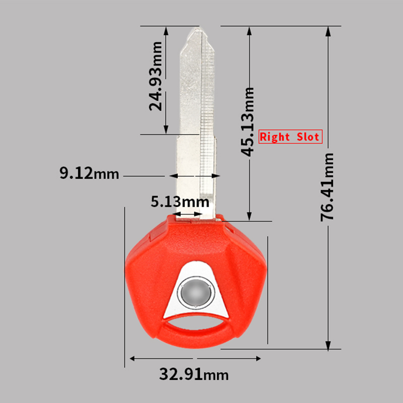Ключ зажигания короткий левый для мотоцикла YAMAHA