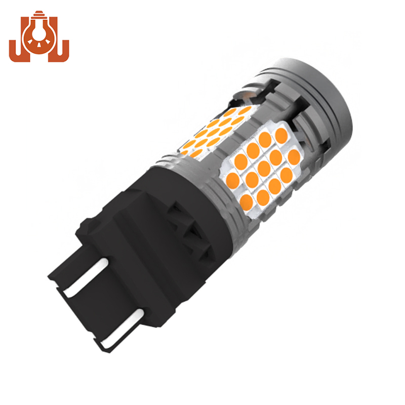 Лампы поворотников LED 3157 52SMD Amber Canbus