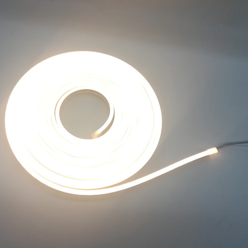 Гибкая светодиодная неоновая лента 6*12мм с логотипом