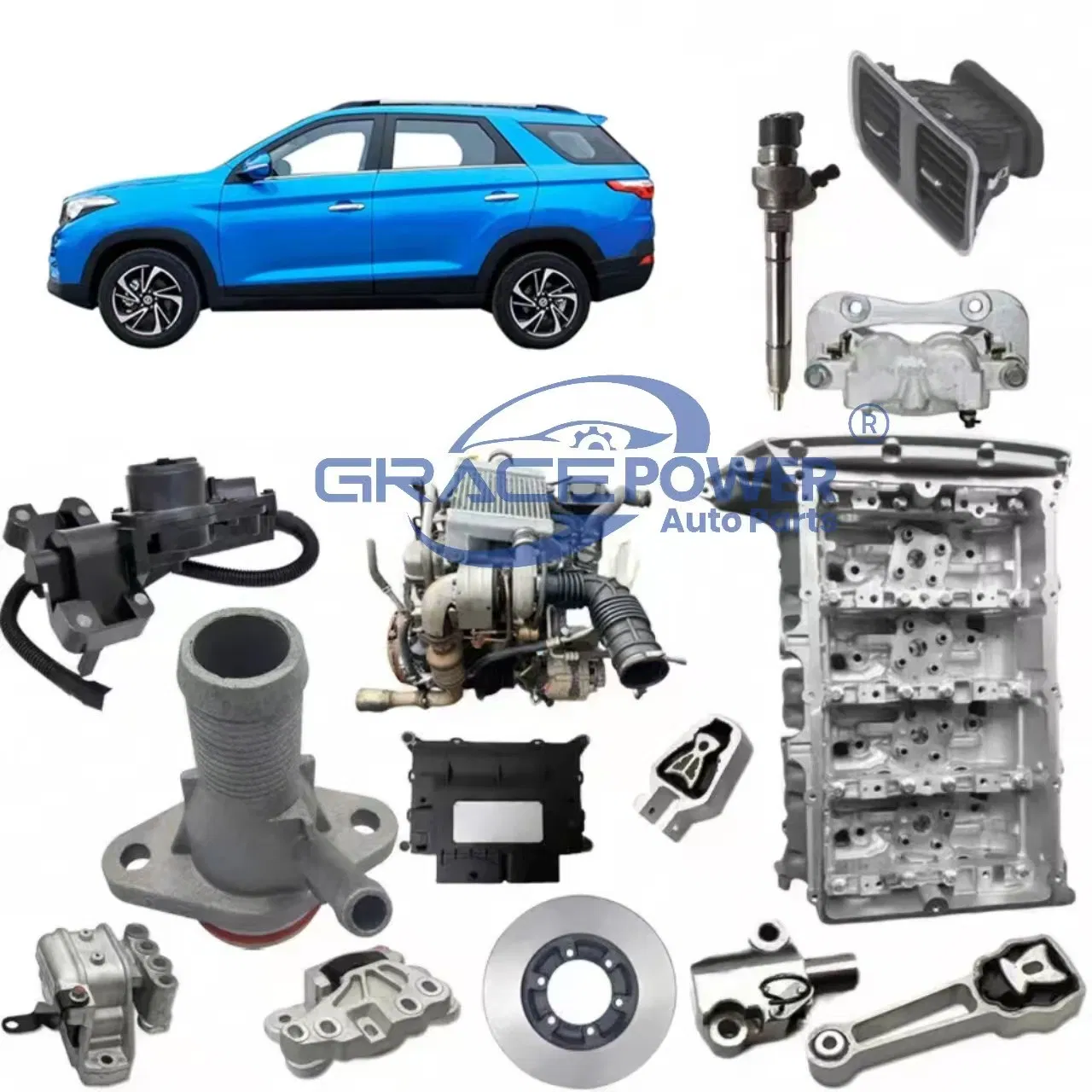 Good Performance Auto Parts OE 4121010-Fk02 Left Headlight for Dongfeng Dfsk Fengguang / Glory S560