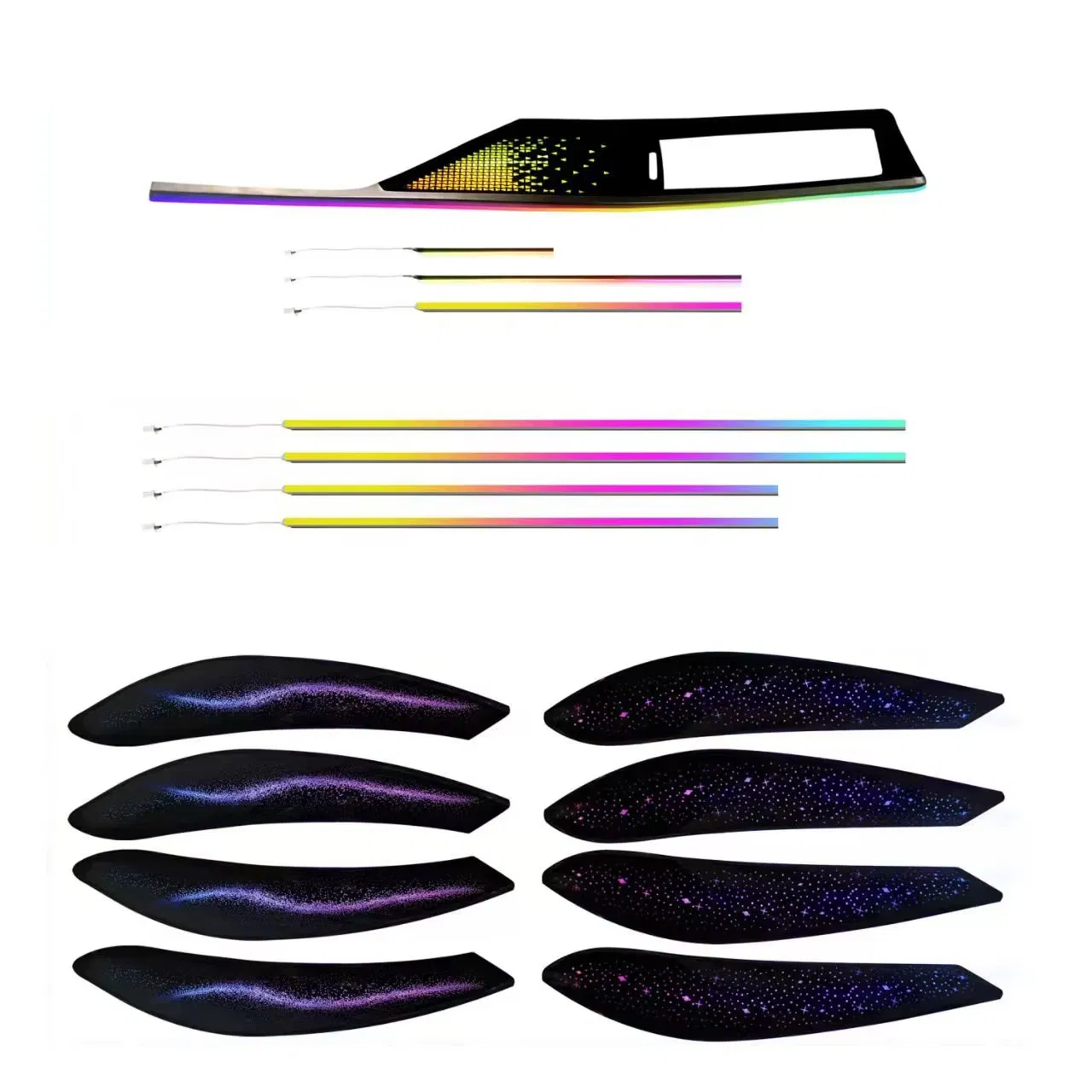 LED Ambient Light Interior Ambient Light Car LED Strip Lights Rainbow Symphony Light