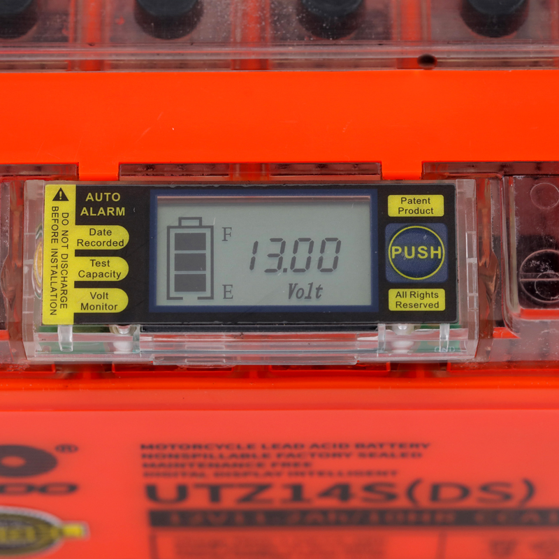 Outdo 12V11.2ah Utz14s Digital Display Intelligent Motorcycle Battery