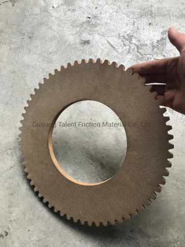 59/72/75 Teeth Laminated Gear Clutch Facing for Engineering Machinery