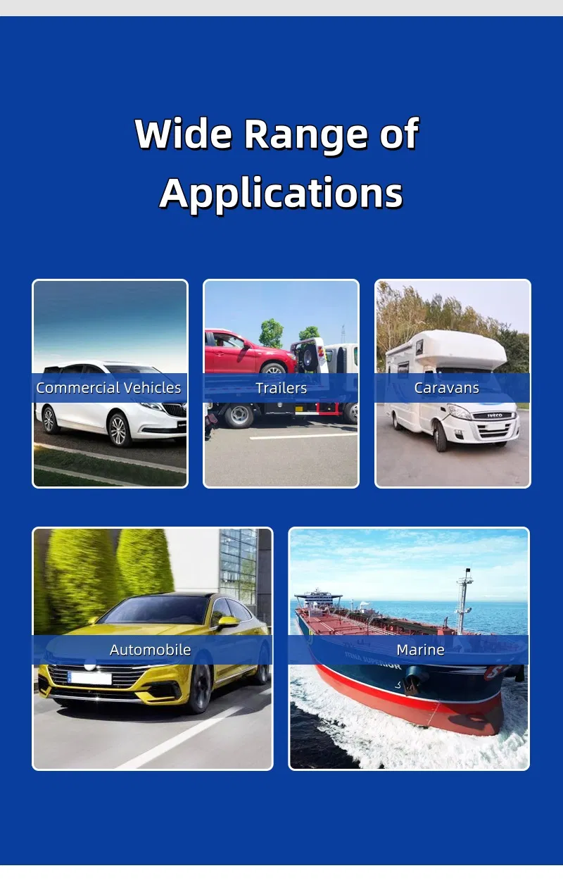 Trailer Lights LED Rear Tail Lamp Trailer Lighting Kits Cable with Magnets Reflectors