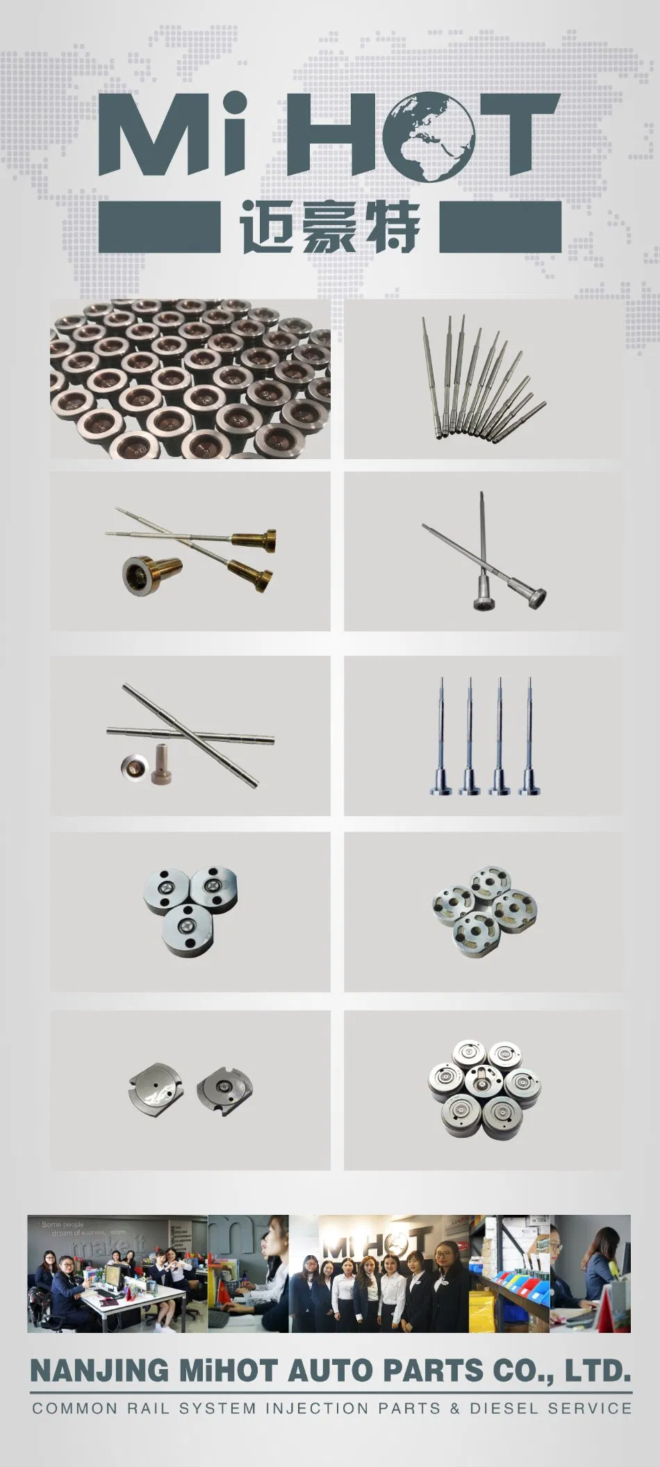 Liwei Fuel Nozzle Dlla153p884 for Common Rail Injector (095000-5800/5801)