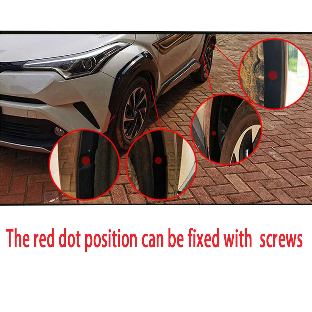 Set 2016-2019 for Toyota Chr C-Hr Fender Mudguard Wheel Eyebrow