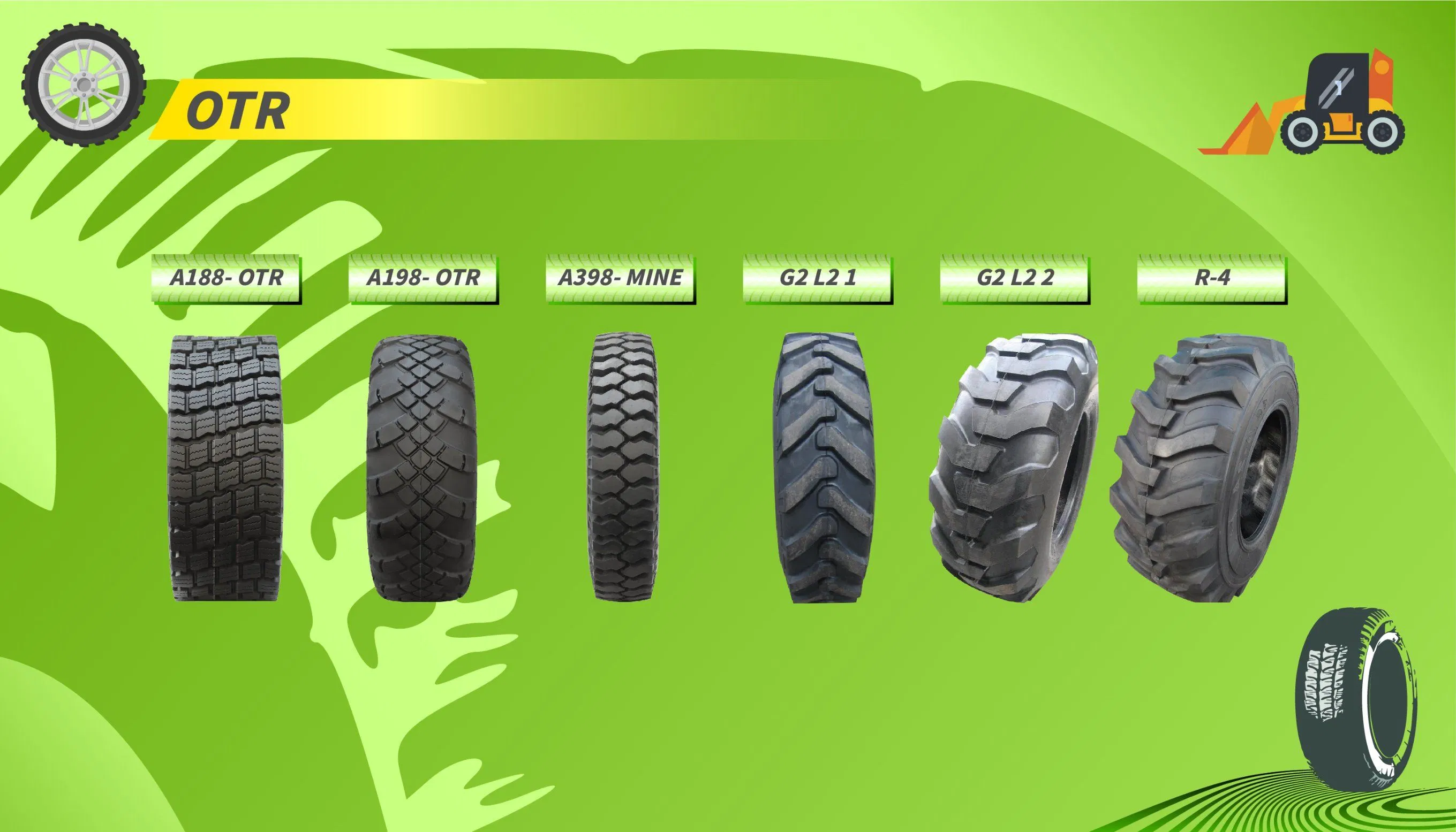 Premium 17.5-25 Bias Belted Wheel Loader Tire for Earthmovers