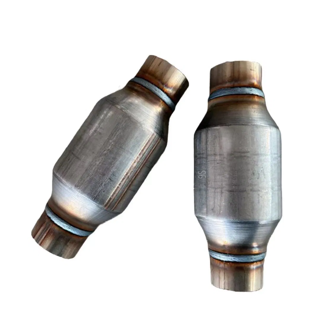 Катализатор автомобильный двухголовый удлиненный