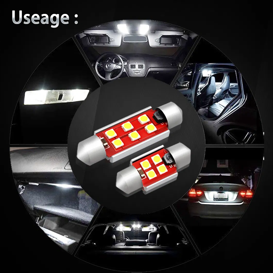 Светодиодная лампа G-View T10 для салона автомобиля, 2W