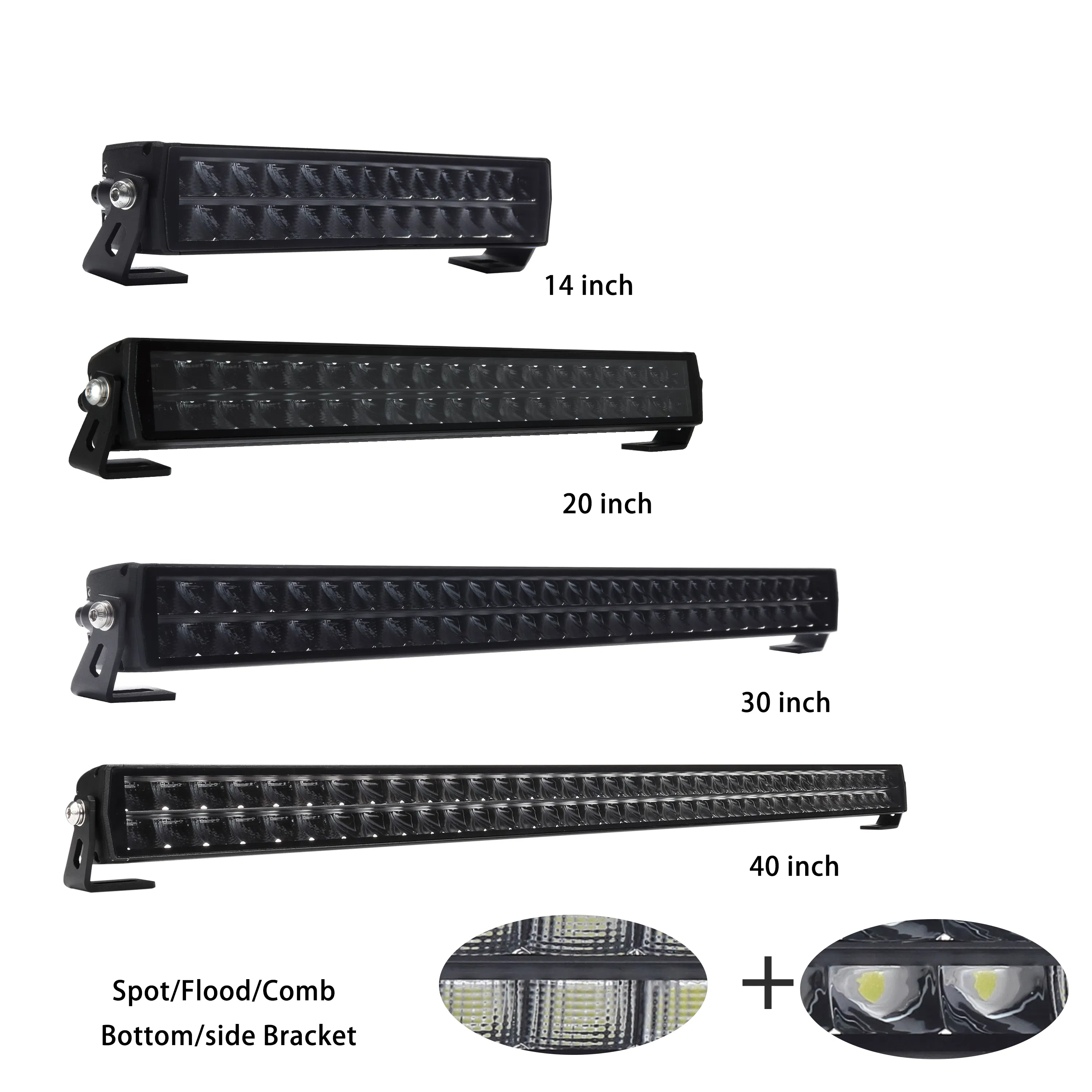 LED Bar Light 4X4 Brtled Double Row 120W 180W 270W 360W 12 Volt LED Bar IP68 High Quality Car LED Light Bar