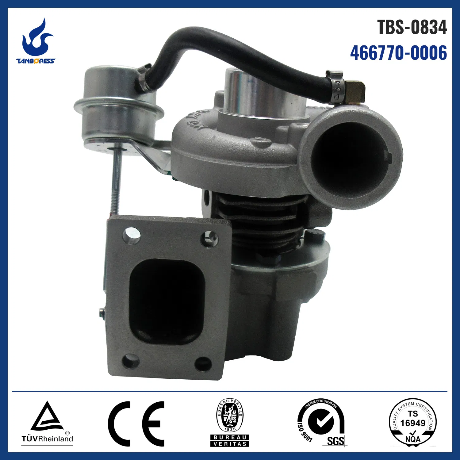 Турбокомпрессор Tanboress TB0223 для Perkins/Volvo Penta