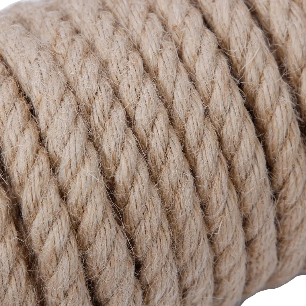 Jute Rope Thickness 10mm Rolls for Floristry Garden Gifts 10m