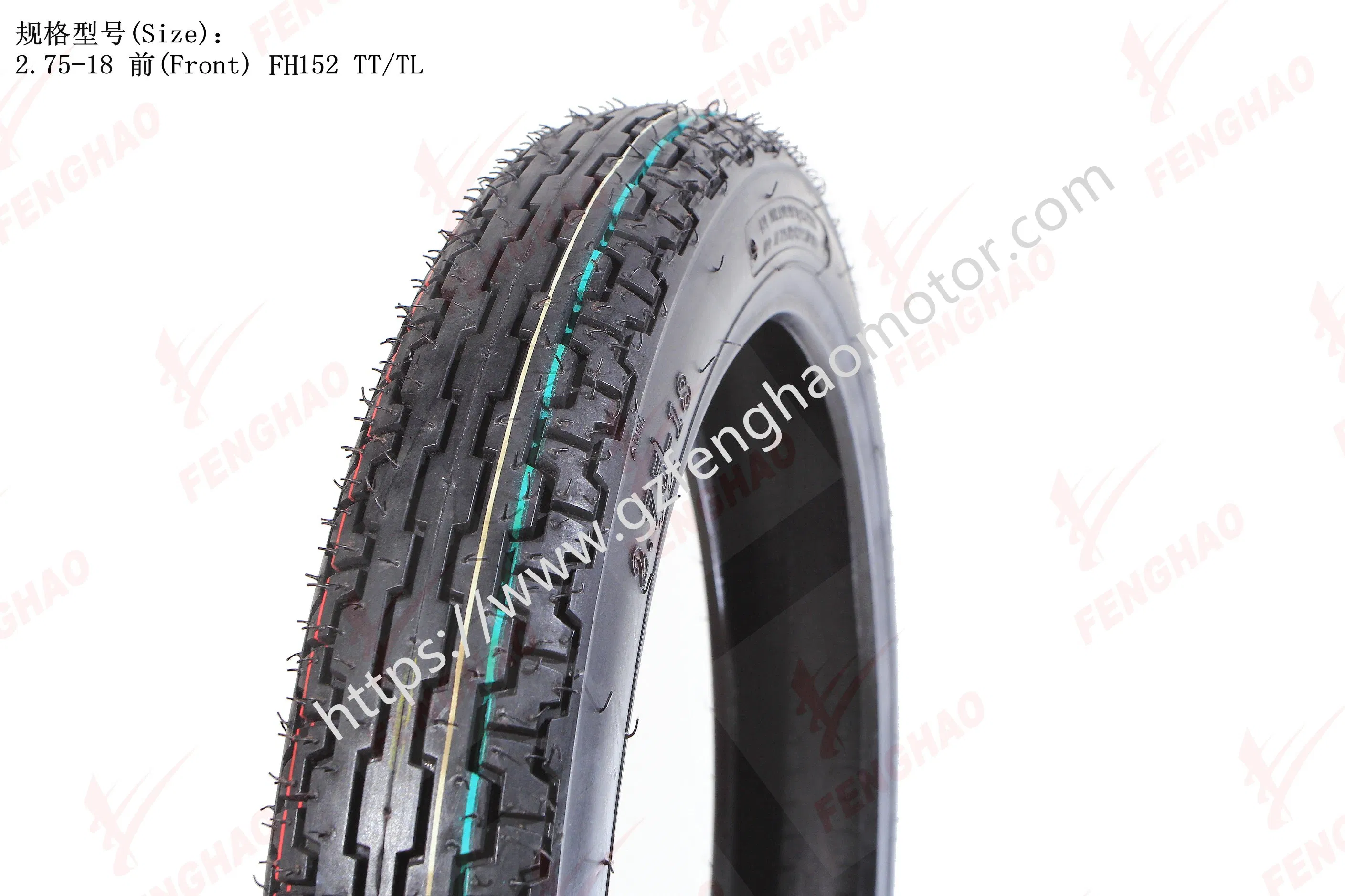 Мотошина бескамерная 2.25-17/2.50-17/2.75-18 FENGHAO