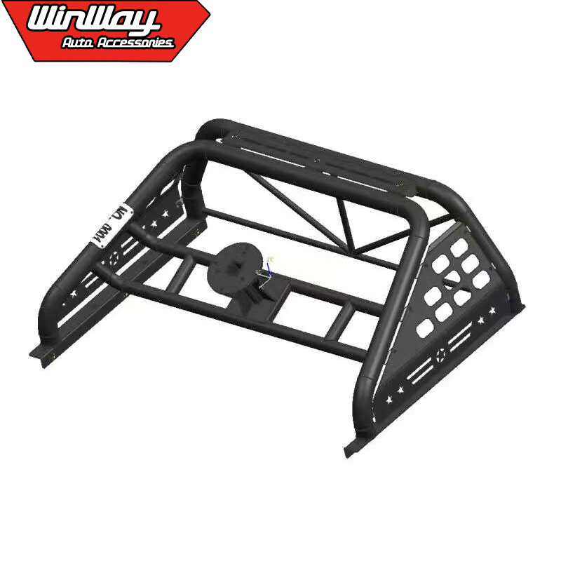 Black Steel Sport Roll Bar for Ute Pickups Hilux Navara Dmax