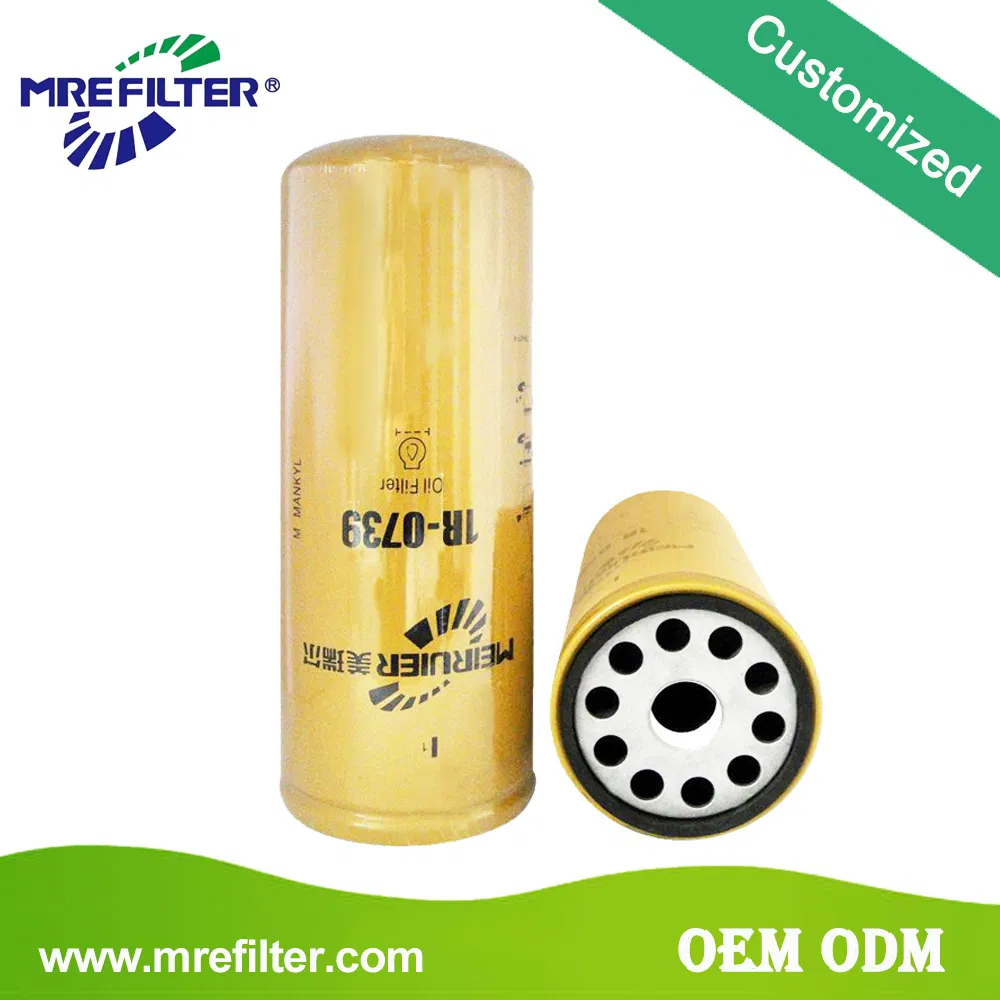 High Performance Car Wholesale Auto Parts Spin-on Truck Oil Filter for Caterpillar Engine (1r-0739)