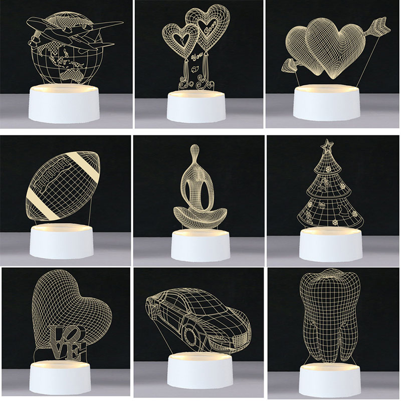 Креативная 3D подсветка салона автомобиля