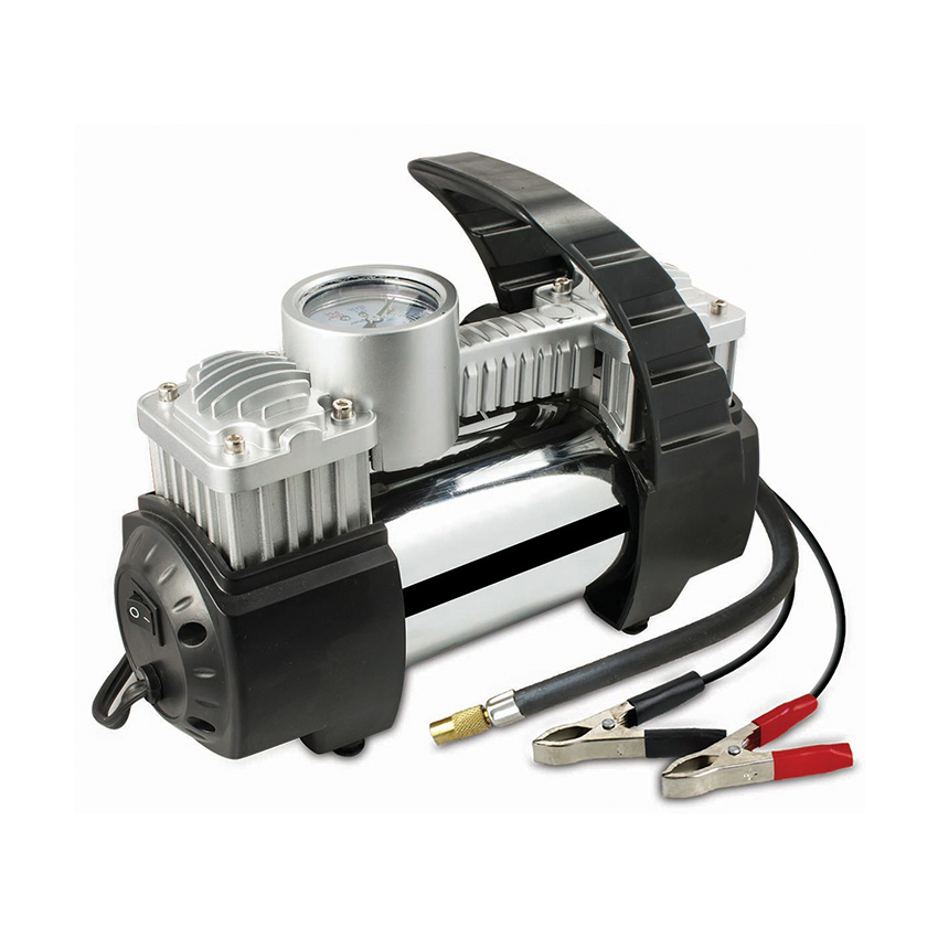 Auto Stop Air Inflator Car Tire Pump Compressor Electric Portable 12V DC