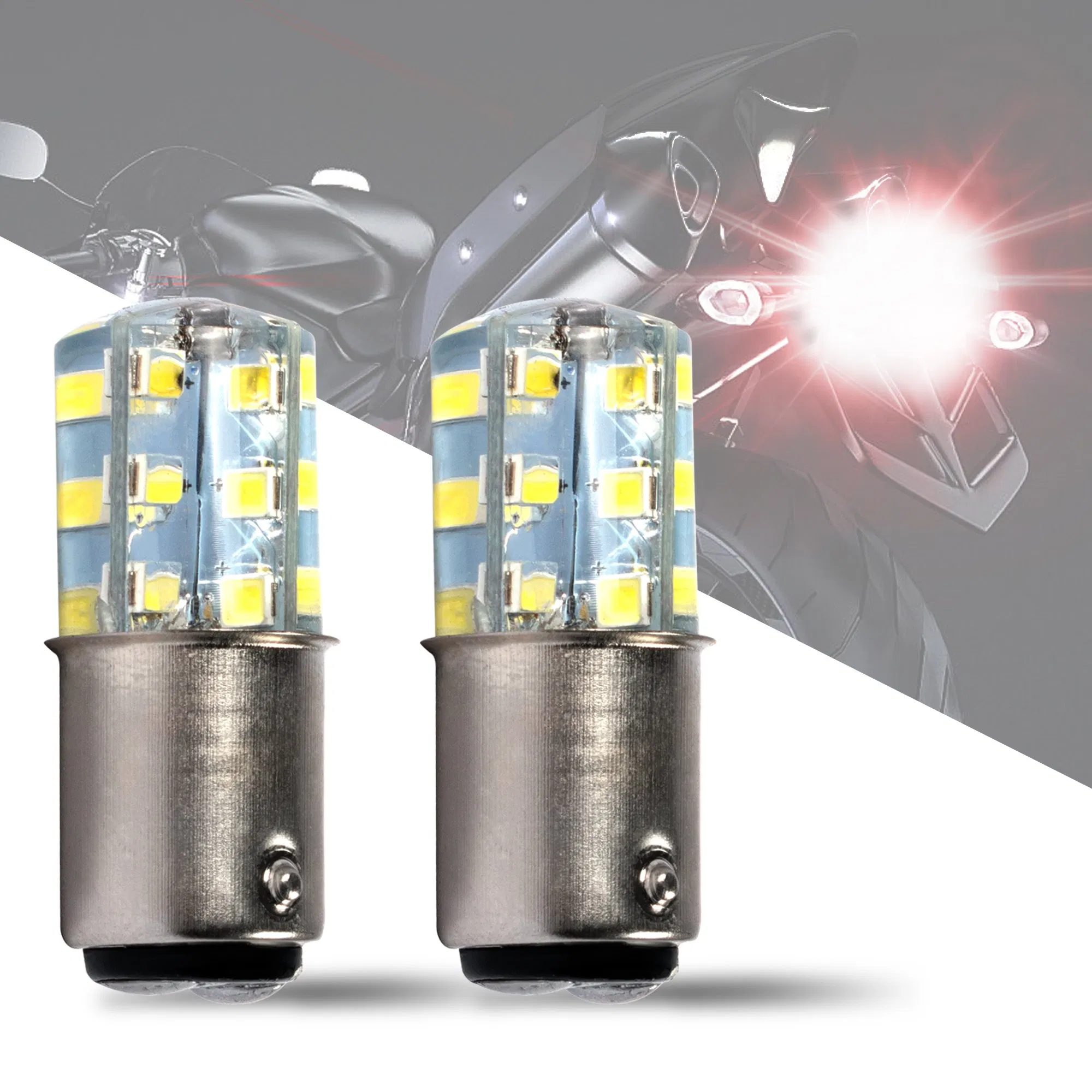 Светодиодная лампа 1157 2835 24 LED для стоп-сигнала и габаритов