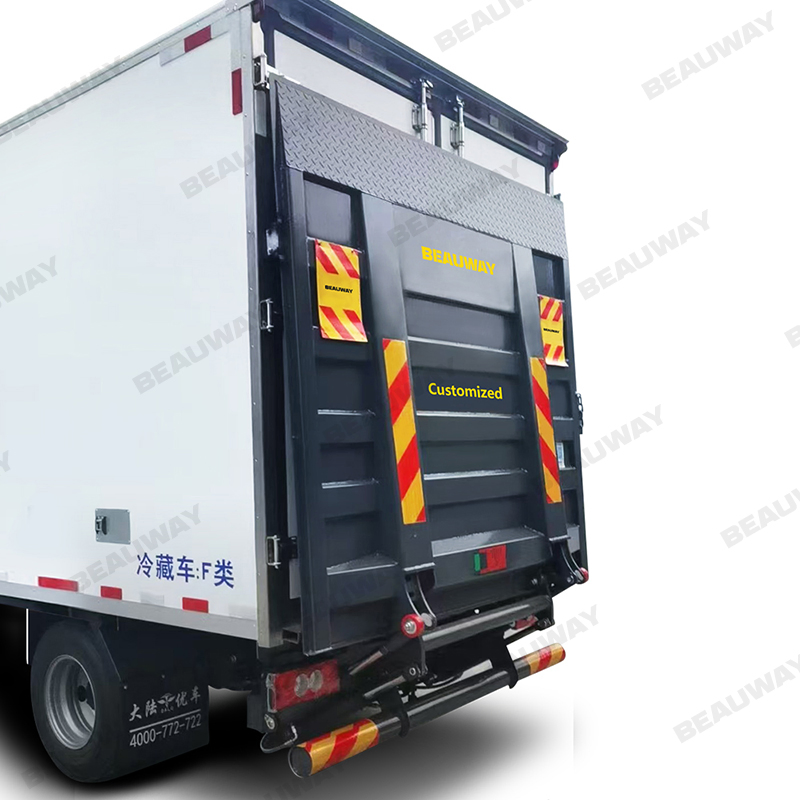 Factory Direct Sale Beauway Steel 1500kg Hydraulic Tail Lift Tailgate Lift Gate for Trucks Vans