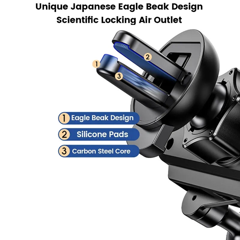 Держатель телефона в автомобиль на решетку вентиляции