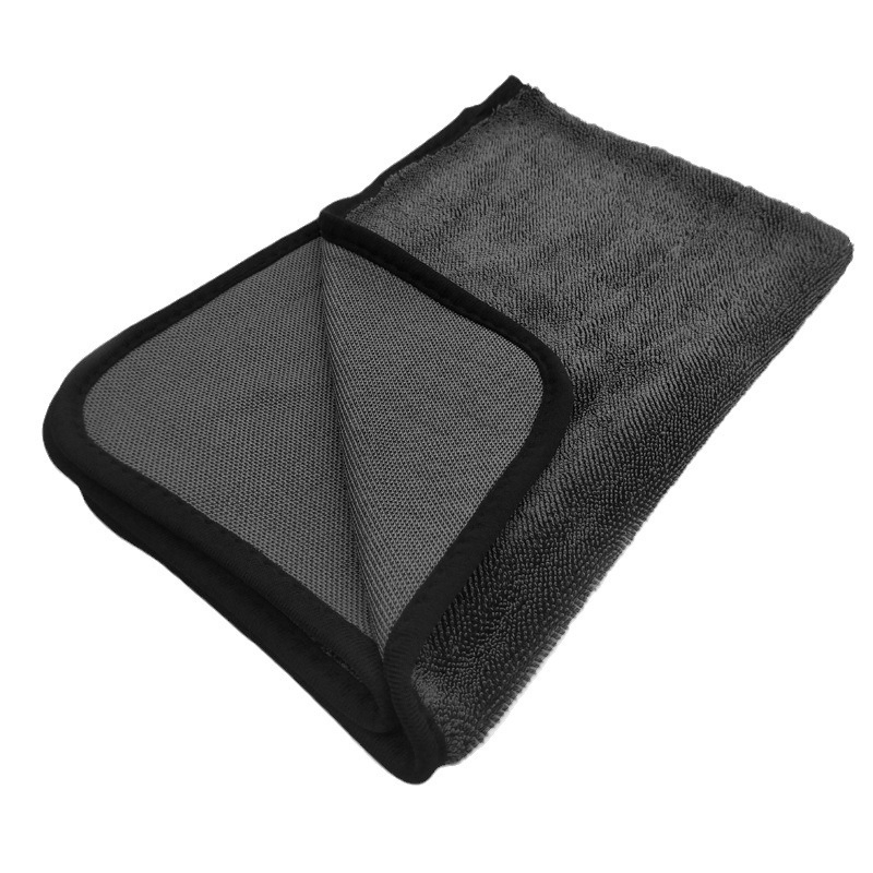 OEM/ODM Drying Non-Woven Microfibra 1200GSM Microfiber Towel Car High Quality Twisted Loop Microfiber Car Drying Towel for Car