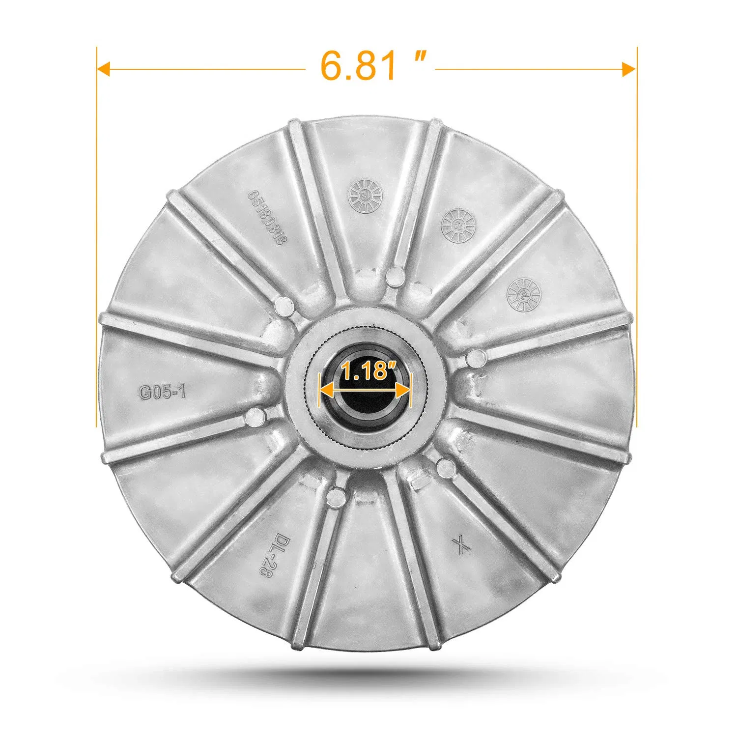 Drive Clutch 1322772 1322851 for 2005-2009 Polaris Ranger 700 XP 700 4X4 6X6