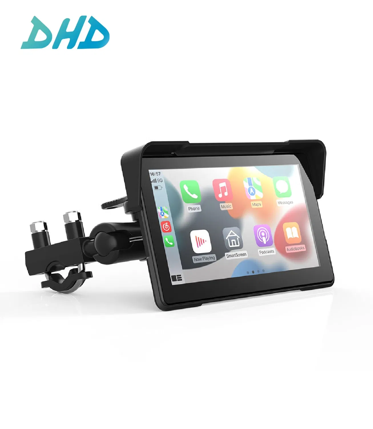 Мото-магнитола Android 7 дюймов, водонепроницаемая, с GPS и CarPlay