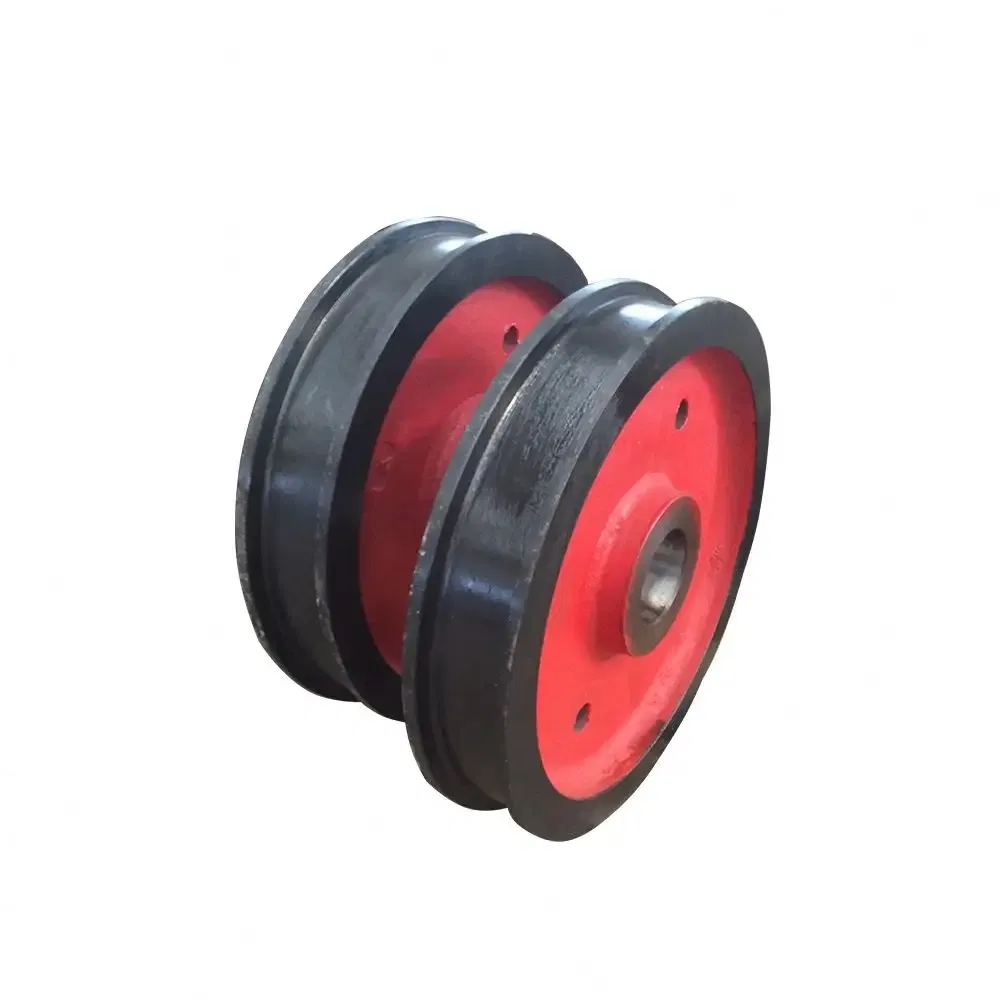 High Strength Hoist Gantry Bridge Overhead Crane Construction Sand Cast Steel Wheels