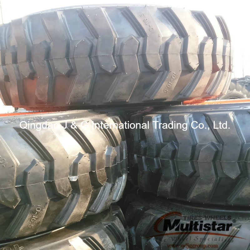 Industrial Skid Steer Forklift Tyre Assembly Tire 10-16.5 12-16.5 14-17.5 15-19.5
