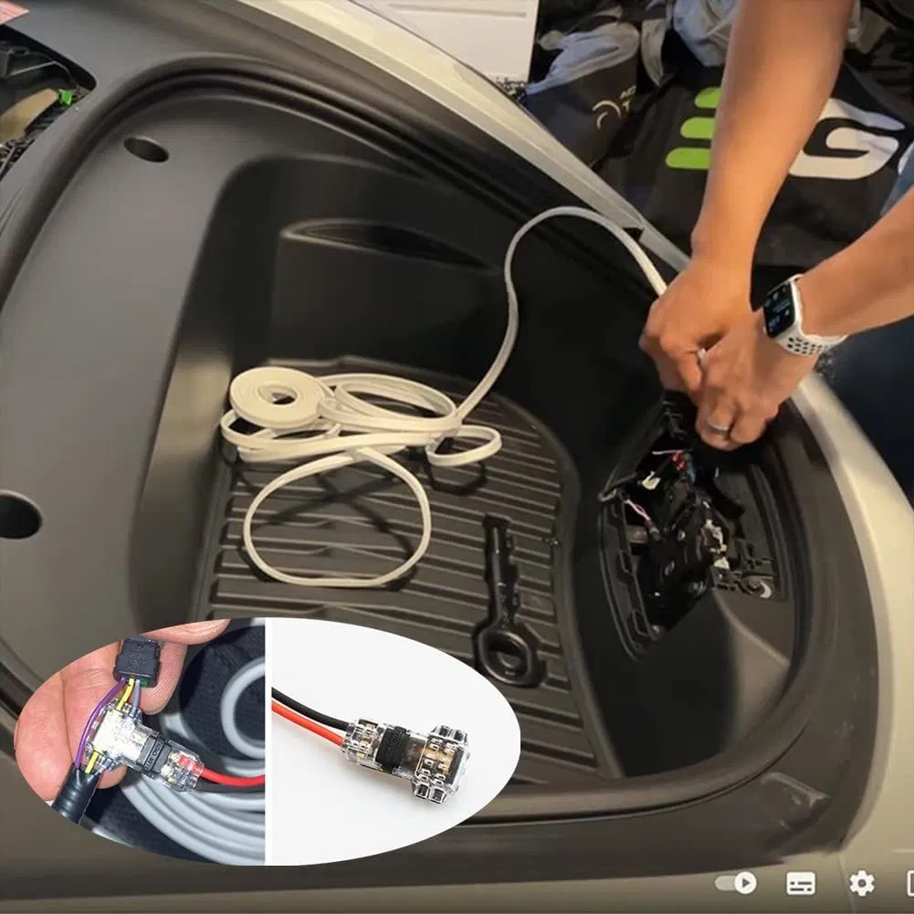 Car Hood Light Strip Flexible LED Atmosphere Front Lights for Vehicle Customization Easy DIY Installation